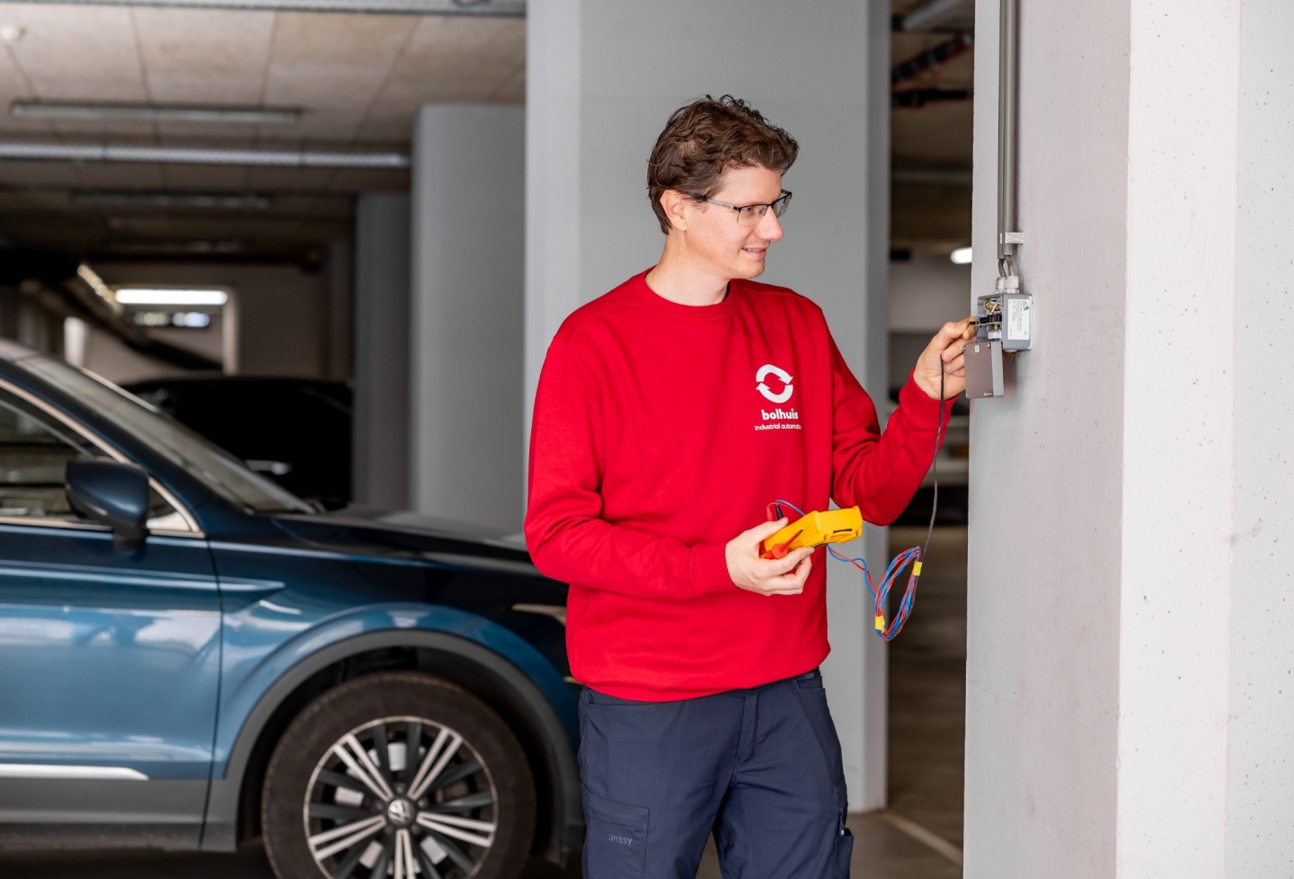 Besturing brandbeveiliging en ventilatie parkeergarage